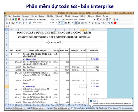 7 Phần mềm dự toán miễn phí và tốt nhất hiện nay.